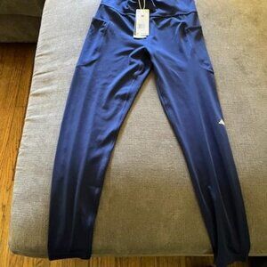 ADIDAS DAILYRUN 7/8 LEGGINGS  Color: Dark Blue Size: M  NEW WITH TAGS NEVER WORN